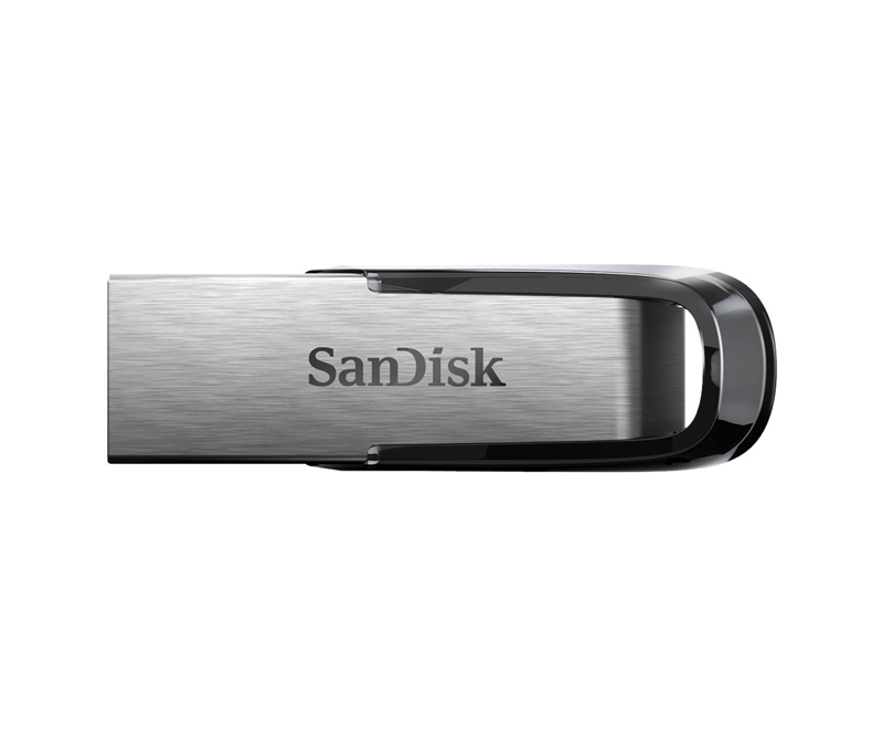 SanDisk Ultra Flair 128GB USB 3.0 Sort Sølv