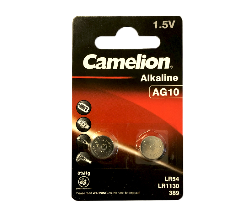 Camelion LR54/LR1130 1,5V Alkaline batteri (2 stk)