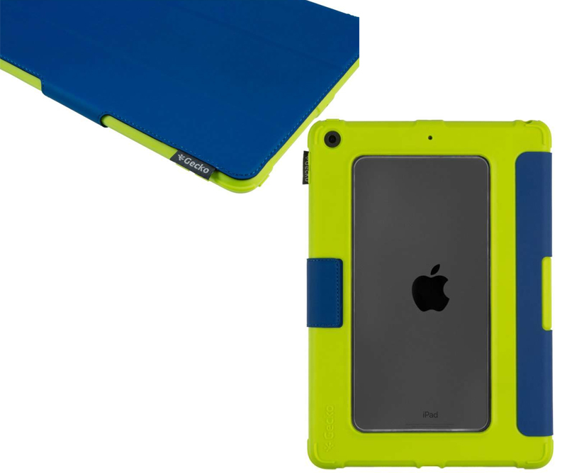 Gecko Superhero Cover til Apple iPad 10.2 (2019/2020) - Grøn/blå