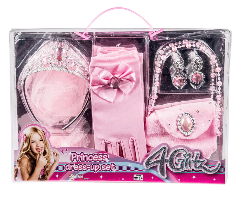 4-GIRLZ - Prinsessesæt - Pink