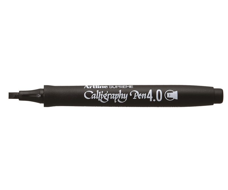 Artline Supreme Calligraphy Pen 4.0 mm - sort
