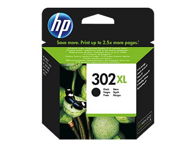 HP 302XL Inkjet - Sort - 480 Sider