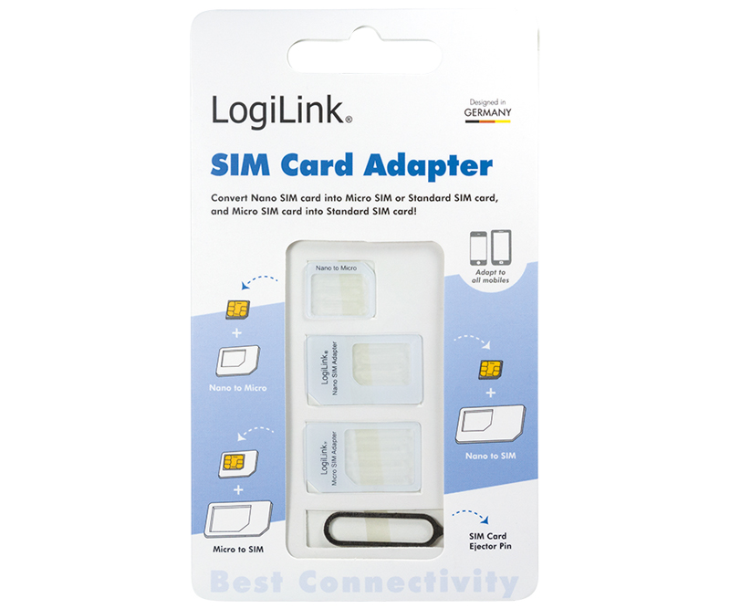 LogiLink SIM kort adaptersæt