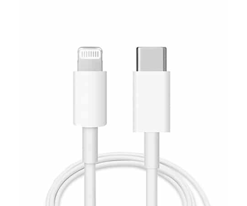 Vivanco Longlife Data Cable USB-C til Lightning 0.5 meter - hvid