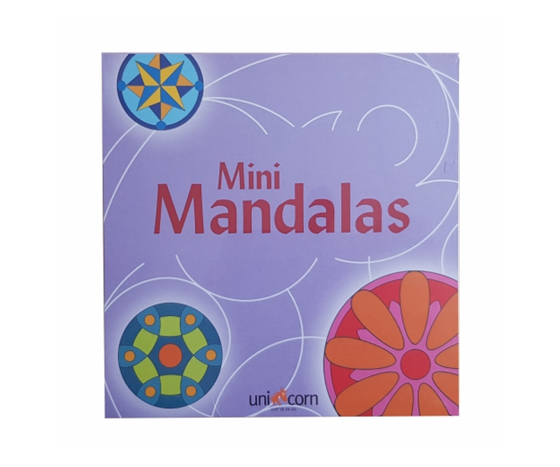 Mandalas Mini malebog - Lilla