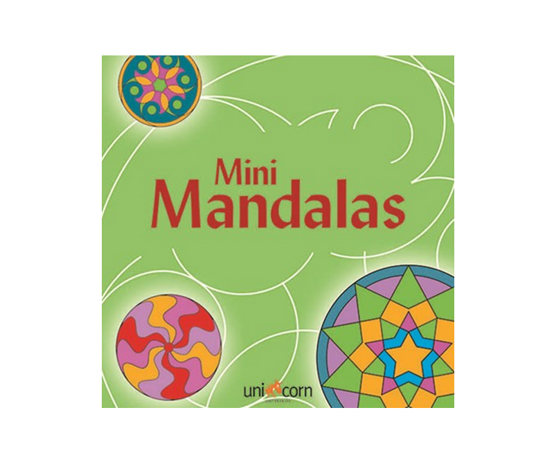 Mandalas Mini malebog - Grøn