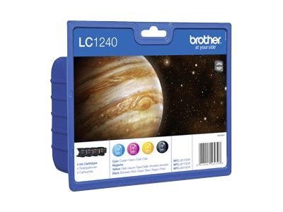 Brother Inkjet - LC1240 - Value pack 4 farver