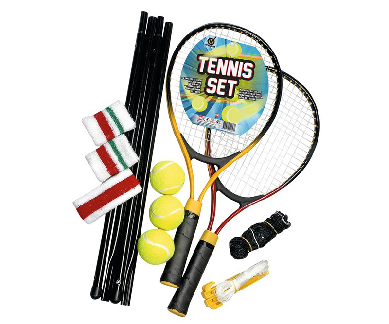 Vini spot Tennissæt med ketsjere, bolde og meget mere