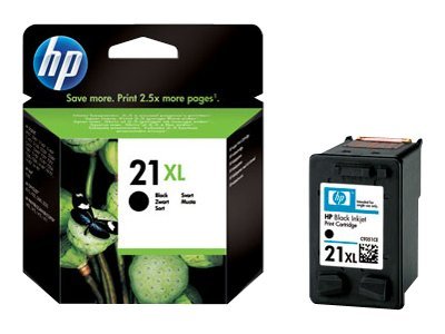 HP  21XL Inkjet - Sort - 475 Sider