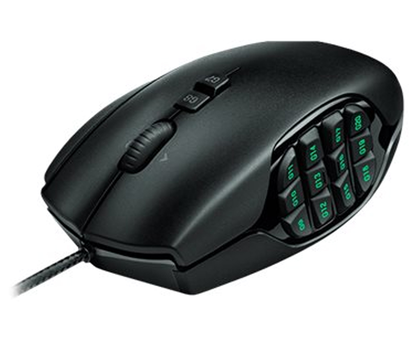 Logitech G600 MMO Laser Kabling Gaming Mouse Sort
