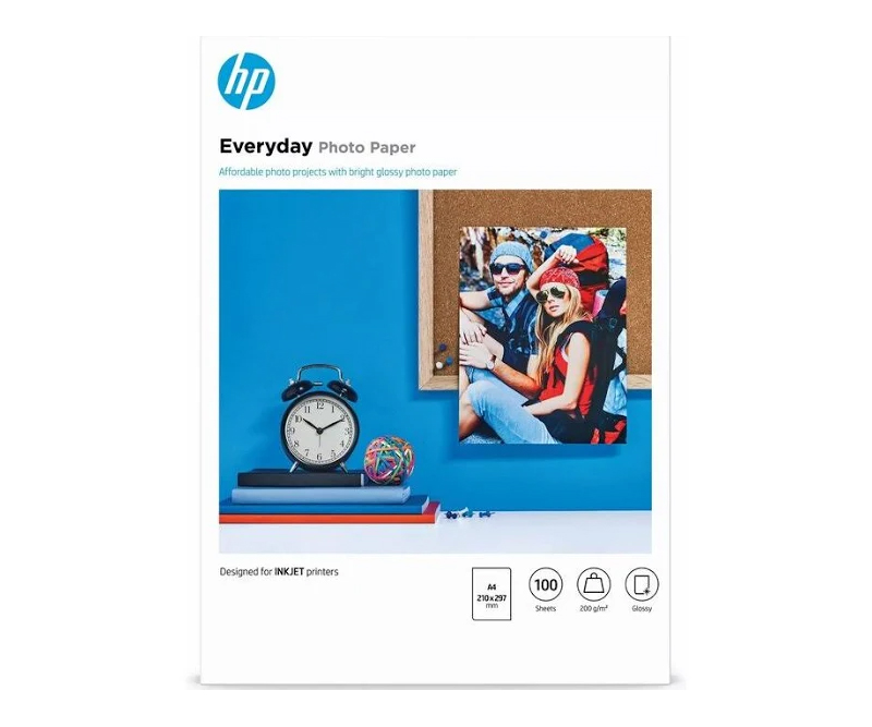 HP Everyday Fotopaper Glossy A4 100 sheet 200g/m²