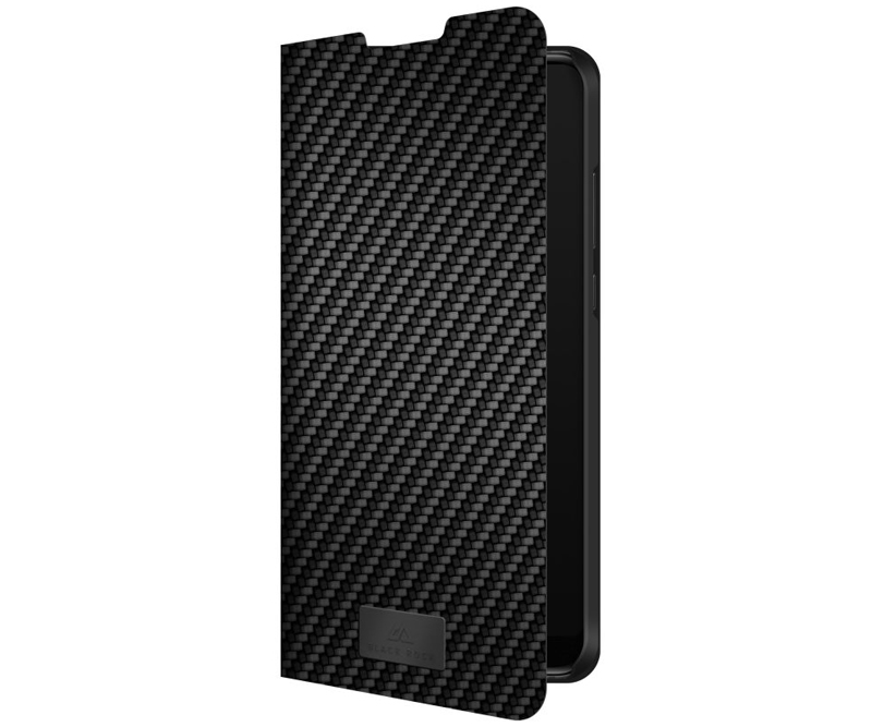 Black Rock Flex Carbon Booklet Cover - Huawei P30 lite