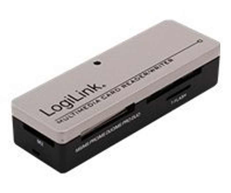 LogiLink Cardreader USB 2.0 extern Mini All-in-1 Kortlæser USB 2.0