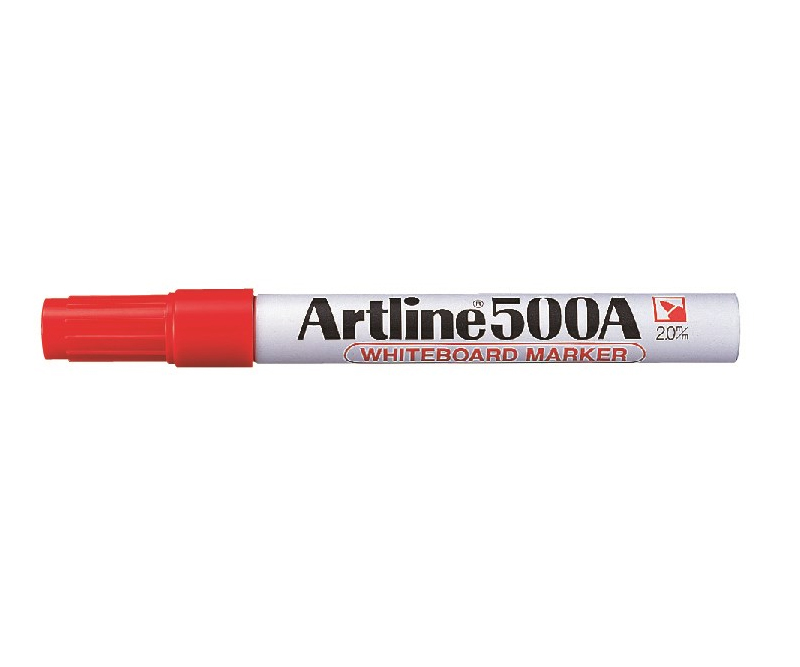 Artline Whiteboard Marker 500A rød 2,0 mm
