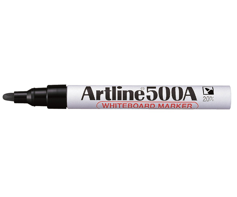 Artline Whiteboard Marker 500A sort 2,0 mm