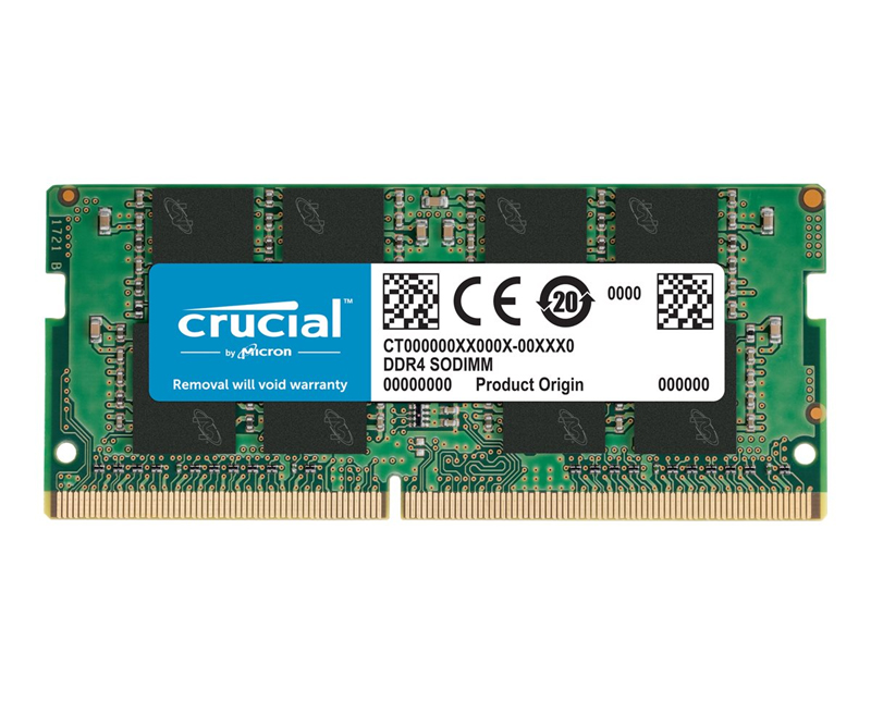 Crucial DDR4 16GB 2666MHz CL19 Ikke-ECC SO-DIMM 260-PIN