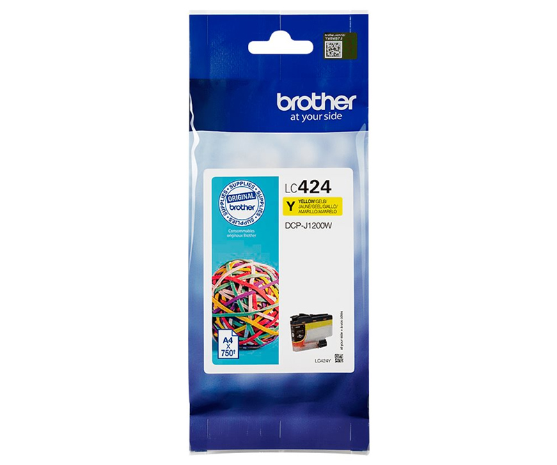 Brother Inkjet - LC424Y Yellow 750 sider