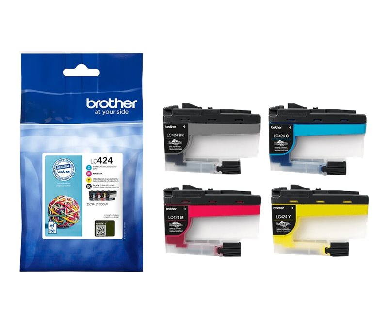 Brother Inkjet - LC424 Value Pack - Alle 4 farver