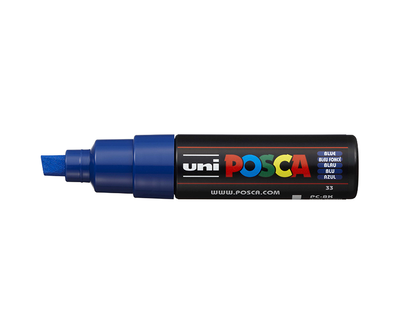 POSCA Tus PC-8K - 8 mm - Chisel tip - Blue