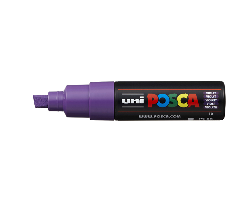 POSCA Tus PC-8K - 8 mm - Chisel tip - Violet