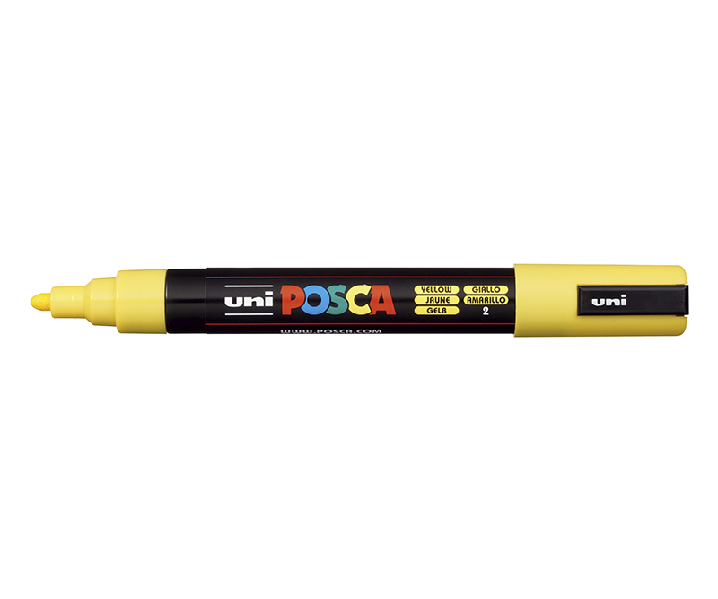 POSCA Tus PC-5M - 1,8 - 2,5 mm - Medium - Yellow