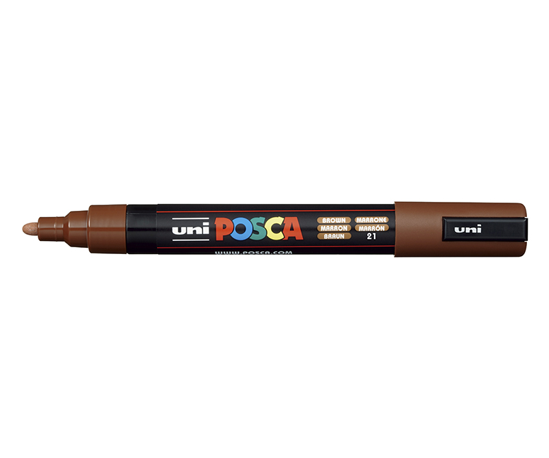 POSCA Tus PC-5M - 1,8 - 2,5 mm - Medium - Brown