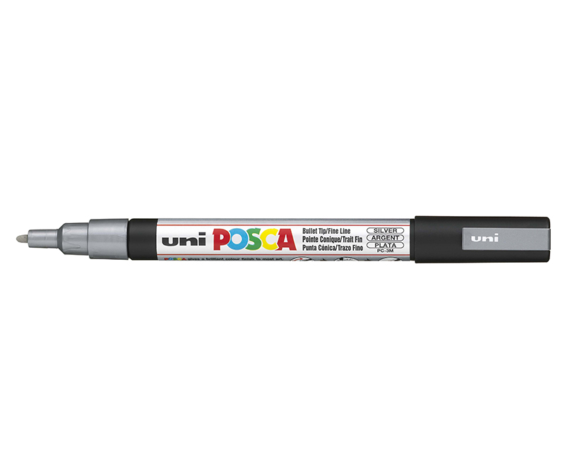 POSCA Tus PC-3M - 0,9 - 1,3 mm - Fine - Silver
