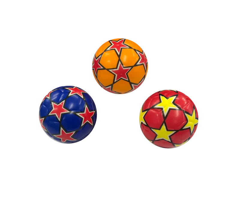Softbolde med stjerner Ø 6 cm - 3 stk