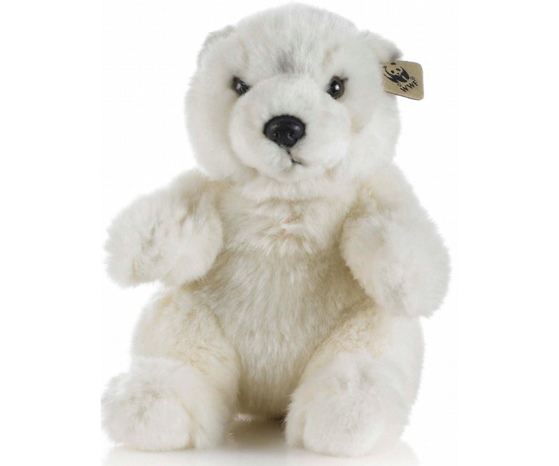 Isbjørn siddende WWF Verdensnaturfonden - 15 cm