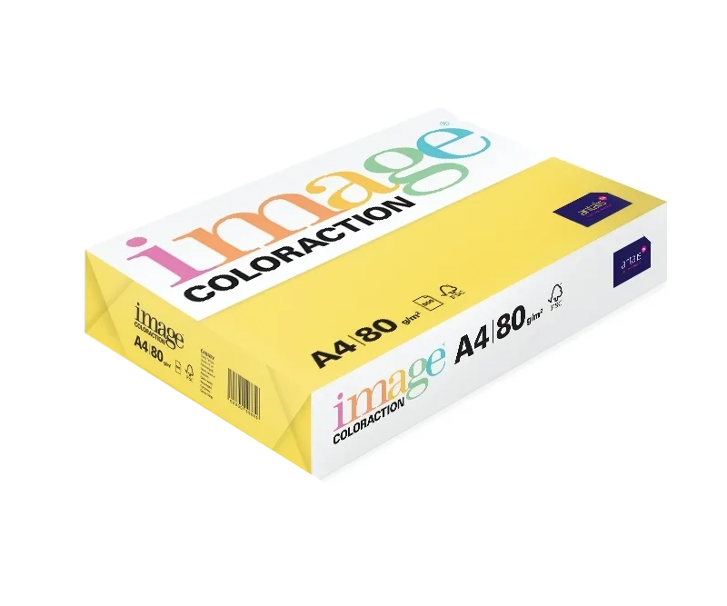 Image Coloraction A4 80g 500 ark - Dyb gul