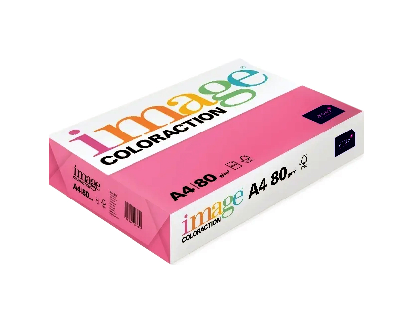 Image Coloraction A4 80g 500 ark - Neon Pink