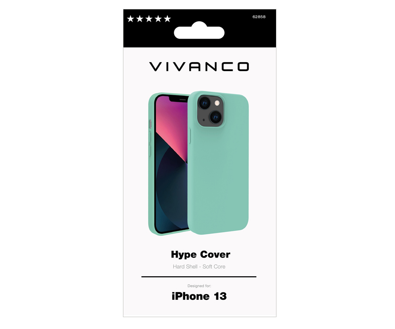 Vivanco Hype Silicone Cover iPhone 13 - Mint
