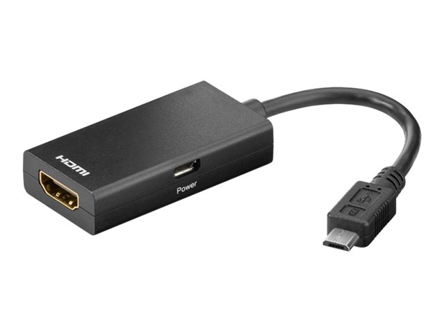 Goobay MHL adapter Micro USB til HDMI Sort