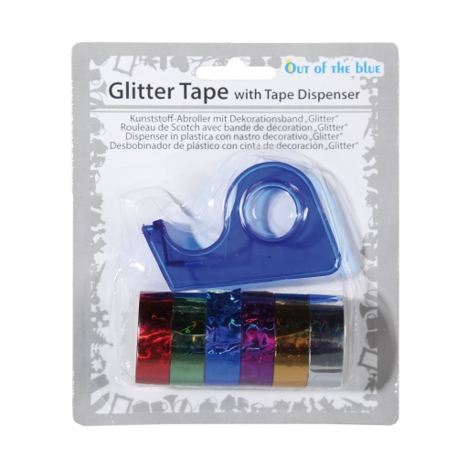 Tapedispencer m-. 6 rll. glitter tape